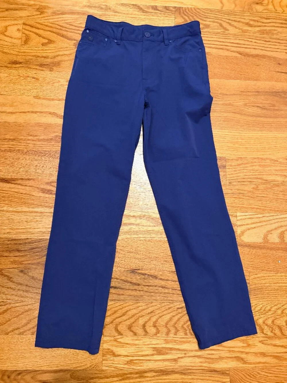 Vineyard Vines Boys Size 18 On-The-Go 5 Pocket Pants Navy EUC